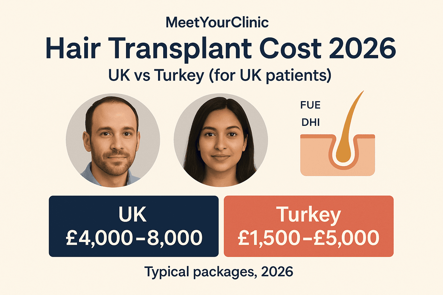 Hair Transplant Cost 2026: Full Price Breakdown for UK Patients